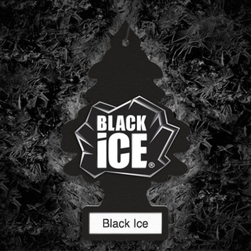 LITTLE TREES Black Ice car air freshener